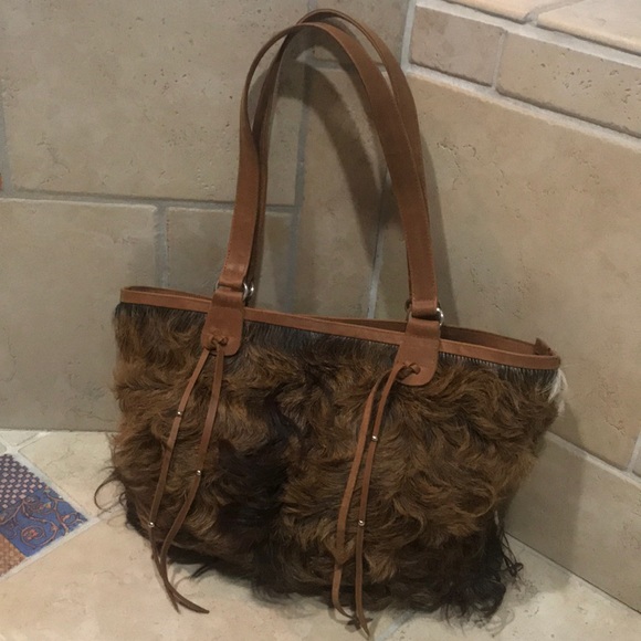 Miow- Custom Calf Hair Bag- New - Picture 9 of 10